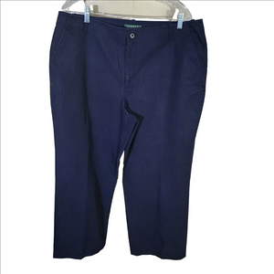RALPH LAUREN NAVY CAPRI'S